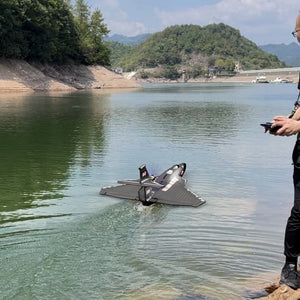 XIAXIU Raptor H650 Sea Land Air 490mm Wingspan 2.4GHz 6CH Smart Balance EPP RC Airplane Warbird Fighter Seaplane RTF For Beginners