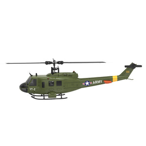 YuXiang F07 1:34 UH-1 HUEY Scale 2.4G 6CH Altitude Hold Optical Flow Positioning Dual Brushless Motor RC Helicopter