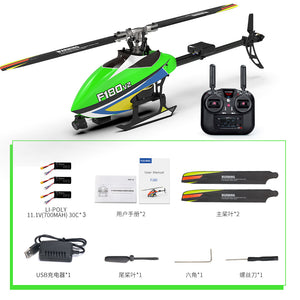 Upgraded YUXIANG F180 V2 6CH 3D 6G System Dual Brushless Direct Drive Motor Aileronless RC Helicopter with GPS & FPV