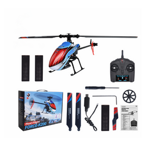 WLtoys XK K200 4CH 6-Axis Gyro Altitude Hold Optical Flow Localization Flybarless RC Helicopter RTF