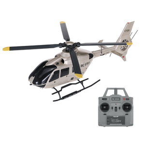 RC ERA C123 2.4G 6CH 6-Axis Gyro Optical Flow Localization Altitude Hold 1:36 EC135 Scale RC Helicopter RTF