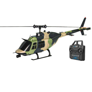 RC ERA C138 Bell 206 2.4G 6CH 6-Axis Gyro GPS 1:33 Scale Altitude Hold Flybarless RC Helicopter RTF