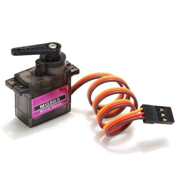 metal gear servos 4X MG90S Metal Gear RC Micro Servo 13.4g for Mini Car / Mini Ship / He – RCGOING