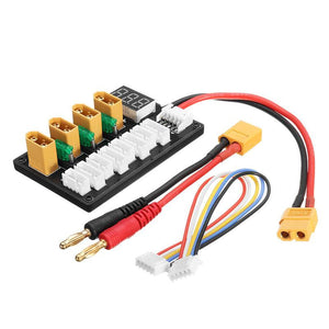 3S/4S XT parallel charging board for 11.1V/14.8V model battery