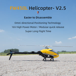 FLY WING FW450L V2.5 6CH FBL 3D Flying GPS Altitude Hold One-key Return RC Helicopter RTF