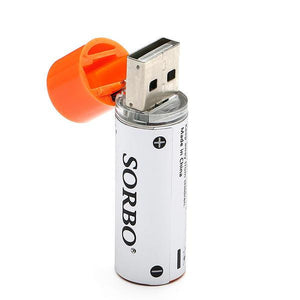 4PCS SORBO 1.5V 1200mAh USB Rechargeable for RC toy