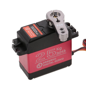 DSSERVO DS3225MG 25KG 180 Degree Metal Gear High Torque Waterproof Digital Servo For RC Airplane Robot Car