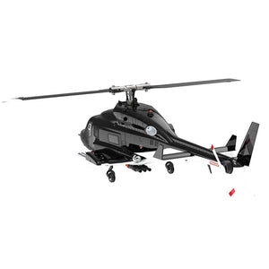 YUXIANG F02S AirWolf 2.4G 9CH 6G GPS Optical Flow Localization LiDAR TOF Altitude Hold Dual Brushless Motor 1:34 Scale Flybarless RC Helicopter RTF
