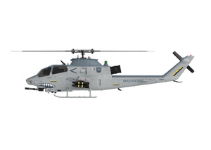 Yuxiang F112S 9-Channel GPS Smart 6G Flybarless RC Helicopter – Gray | LiDAR + Optical Flow Positioning | Brushless Motors | One-Key Return | High-Fidelity Cobra Scale