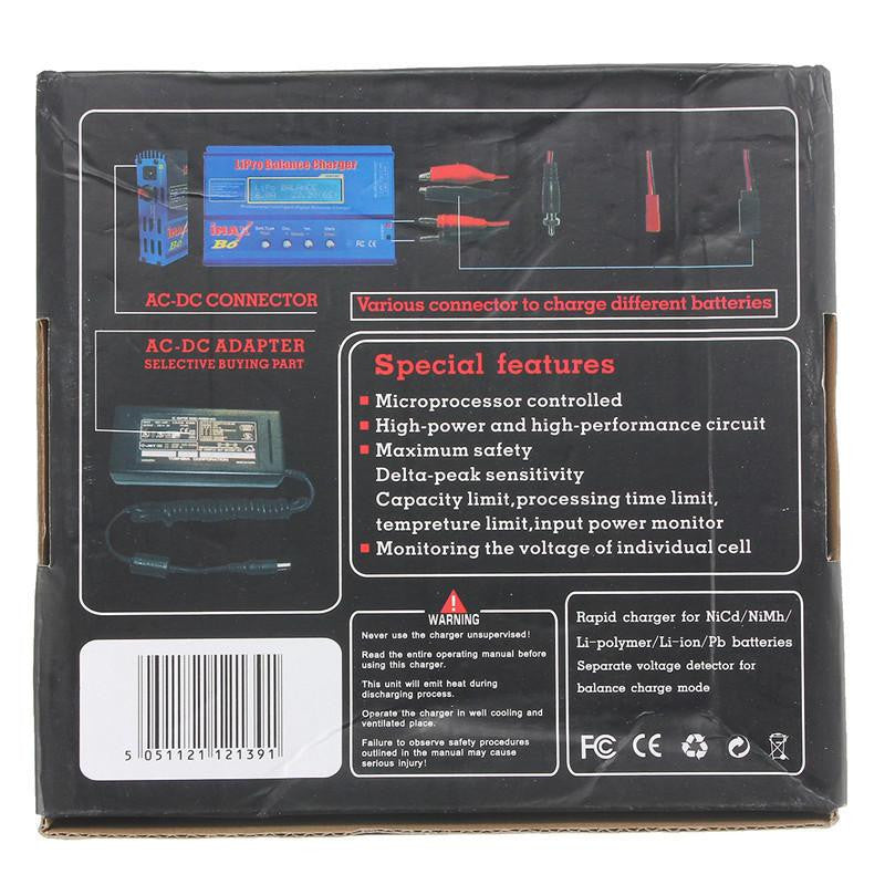 IMAX B6 AC Digital Battery Balance Charger For Lipo, NiMH, NiCD - With Power Adapter