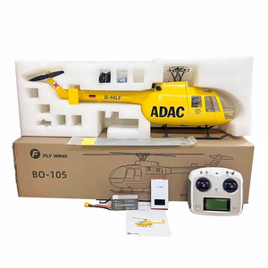 FLYWING BO-105  Class 470 6CH Brushless Motor GPS Fixed Point Altitude Hold Scale RC Helicopter