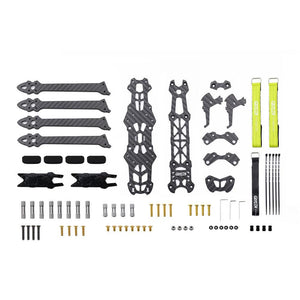 GEPRC Mark4 3K carbon fiber frame kit with shock-absorbing ring for RC Drone FPV Racing