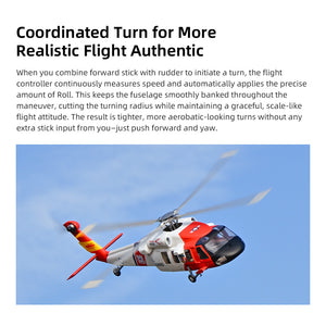 [PreOrder] FLYWING MH-60T Jayhawk 1:14 Scale US Coast Guard RC Helicopter - 4-Blade GPS Hover, One-Key Return, 20+ Min Flight, RTF Ready to Fly