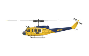 RC ERA C032 UH-1 2.4G 6CH 6-axis Gyroscope 1:48 Scale Huey Altitude Hold Optical Flow Positioning TOF Altitude Hold Flybarless RC Helicopter RTF