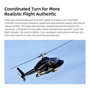 FLYWING Airwolf RC Helicopter with ACE Flight Controller, GPS Positioning, 16V Brushless Motors & 23-Min Flight Time