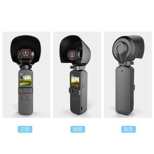 Multi-purpose kit for DJI Pocket 2 Sunshade+Lens protector cover+Adapter holder