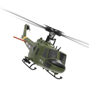 YuXiang F07 1:34 UH-1 HUEY Scale 2.4G 6CH Altitude Hold Optical Flow Positioning Dual Brushless Motor RC Helicopter