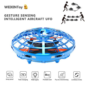 UFO drone toy Infrared induction gesture control USB charging