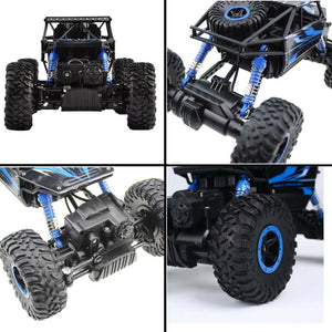 RC Cars Off-Road Remote Control Car Trucks Vehicle 2.4Ghz 4WD Powerful 1: 18 Racing Climbing Cars Radio Electric Rock Crawler Buggy Hobby Toy for Kids