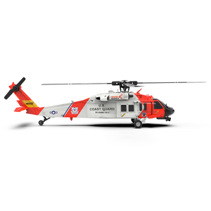 YXZNRC F09-S 2.4Ghz 6 Axis Gyro Brushless coast guard uh60 rescue helicopter with GPS & FPV