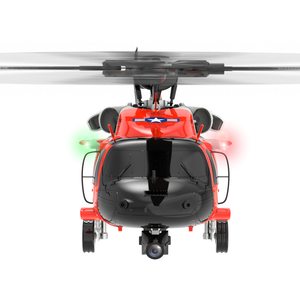 YXZNRC F09-S 2.4Ghz 6 Axis Gyro Brushless coast guard uh60 rescue helicopter with GPS & FPV