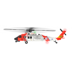 YXZNRC F09-S 2.4Ghz 6 Axis Gyro Brushless coast guard uh60 rescue helicopter with GPS & FPV