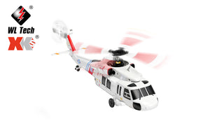 WLtoys  K270 Black Hawk UH-60L 4CH RC Helicopter with Optical Flow & Altitude Hold, 6-Axis Gyro for Beginners, 8 Min Flight