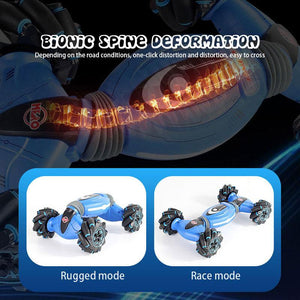 Remote control stunt car gesture sensing roll off-road climbing car