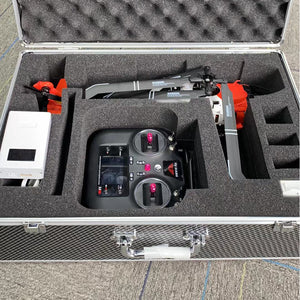 YXZNRC F09-S 2.4Ghz 6 Axis Gyro Brushless coast guard uh60 rescue helicopter with GPS & FPV