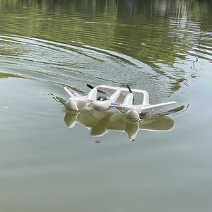 YF-350 Sea Land Air 290mm Wingspan 2.4G 2CH Built-in Gyro EPP RC Airplane Glider RTF With LED Light