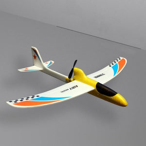 Hand throw gyro glider toy EPP electric foam plane
